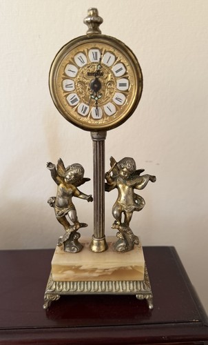 Estyma carriage clock - -, cherub