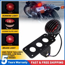 Motorcycle Tail Bulb Side Mount License Plate Bracket Fit Kawasaki/Yamaha Drl 1x