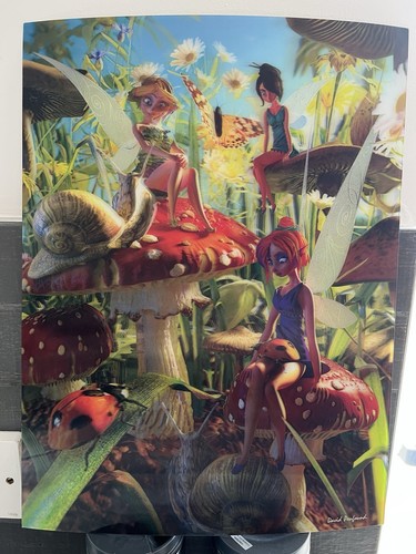 Lenticular fairies poster - lenticular,