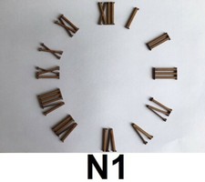 12 x CLOCK FACE 30MM ROMAN