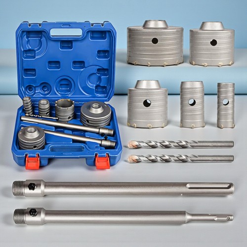 Concrete hole saw kit - 9, pc