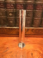 Vintage Modern Style Silver Plated Bud Vase