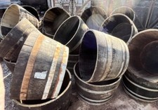 Half Barrel Planters 