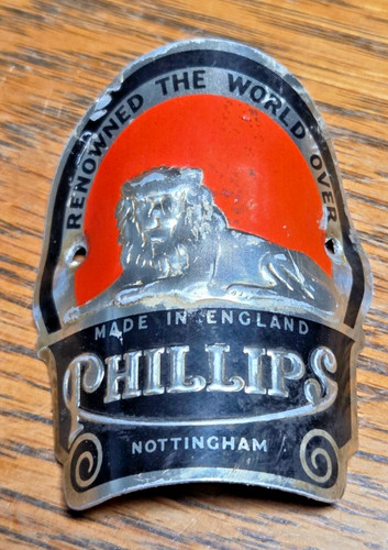 Vintage phillips head - phillips, badge