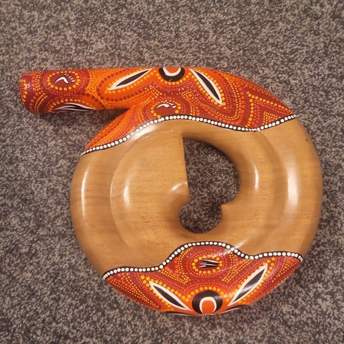 Wooden spiral didgeridoo - spiral,