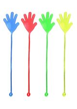 1-100 kids stretch sticky slap hands loot party bag filler toy reward