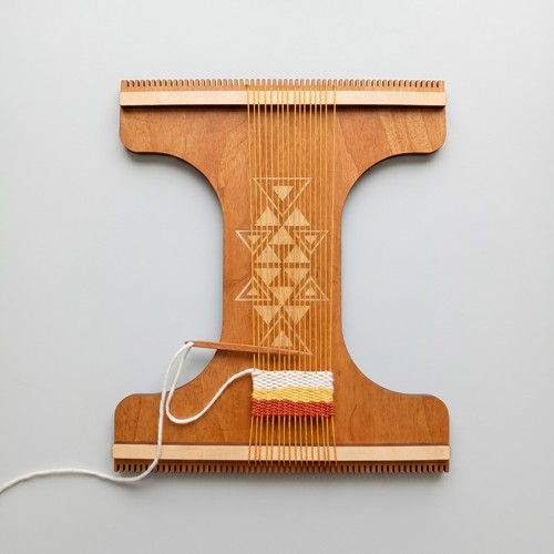 Hand weaving loom set wooden - weaving,
