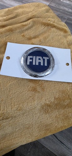 Genuine fiat blue badge emblem - genuine,