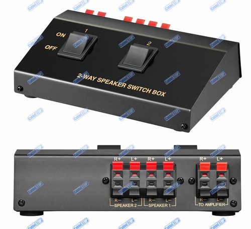 Way speaker switch box audio - way,