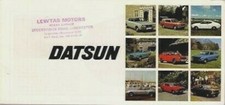 Datsun Nissan Range 1976 UK