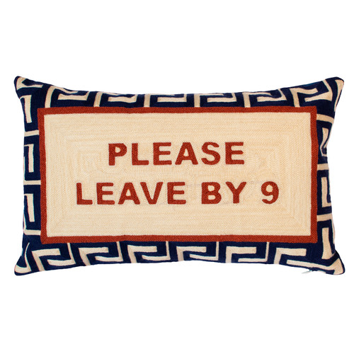Please leave needlepoint - leave,