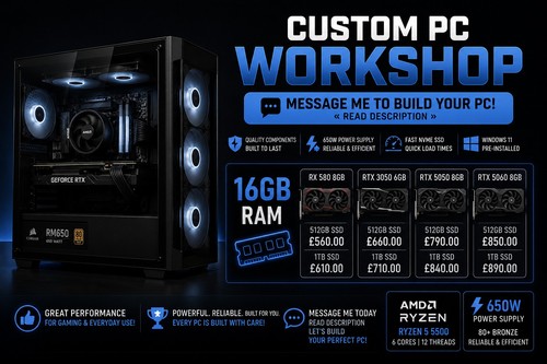Custom gaming workshop 32gb - gaming, pc