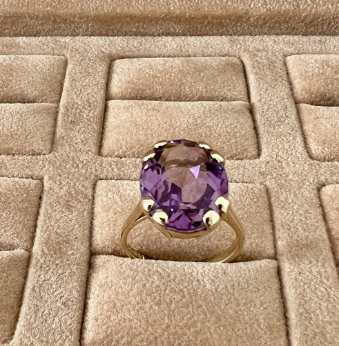 Large natural amethyst ct - natural, 9
