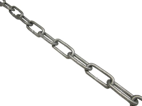 Galvanised long link chain - link,