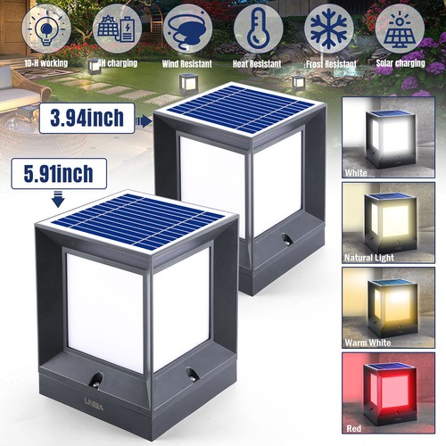Solar post deck cap lights - post,