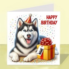 Personalised Siberian Husky