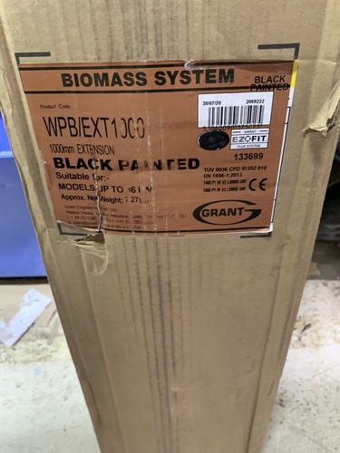 Grant black flue extension - grant,