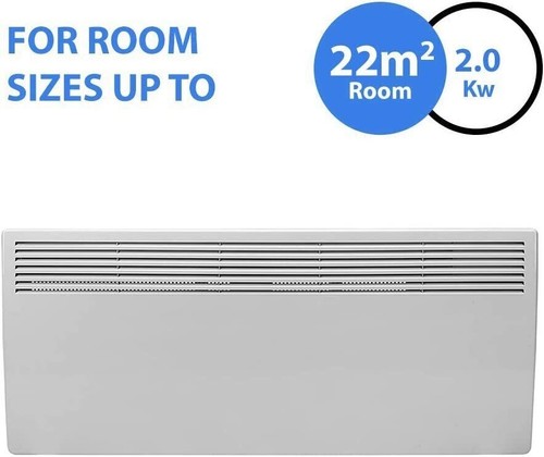 Electric wall heater panel 2kw - wall,