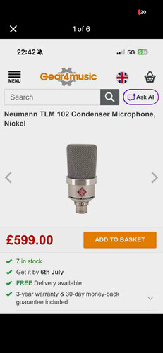 Neumann tlm 102 - neumann,