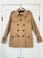 Coach Trench Coat Short Tan