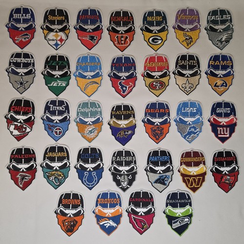 Nfl team skull - nfl,
