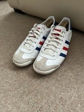 Men’s 2011 Adidas White, Blue & Red Rom Trainers Size 8.5 UK