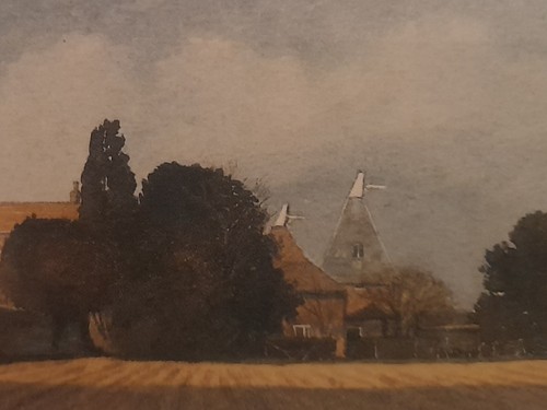 Oast houses chislet - chislet,, kent'