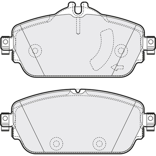Brake pads set - set, for