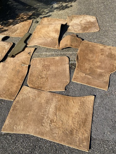 Cream carpet set - carpet, w116