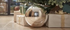 Giant Silver Christmas Bauble
