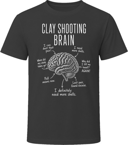 Clay shooting brain - clay, funny