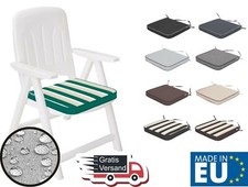 Set of 4 seat cushions, chair cushions, 48 x 45 cm, seat cushions,...