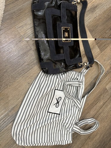 Anya hindmarch leather - leather, navy