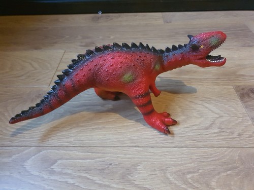 Large rubber dinosaur - rubber, toy