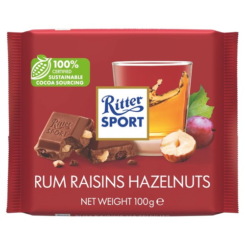 Ritter sport rum raisin - sport,