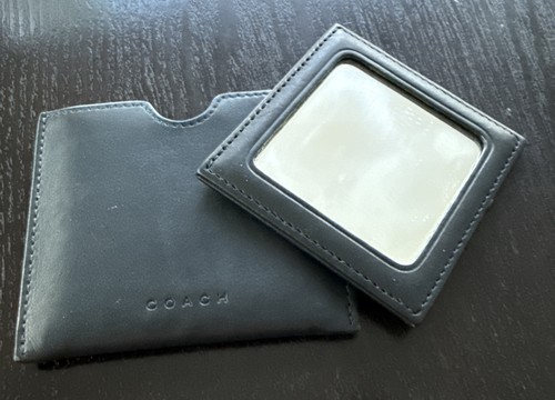 Coach soft black leather - soft,