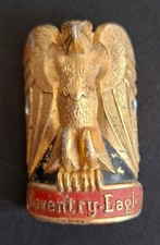 Vintage Coventry Eagle pressed aluminium Head Badge