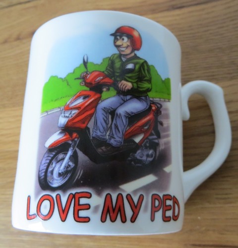 Moped mug new - mug, gift