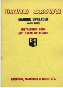 David brown manure spreader - david,