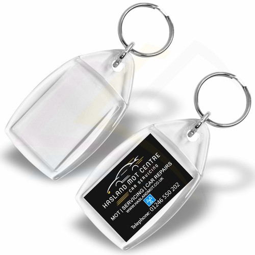 Small blank acrylic keychain - blank,