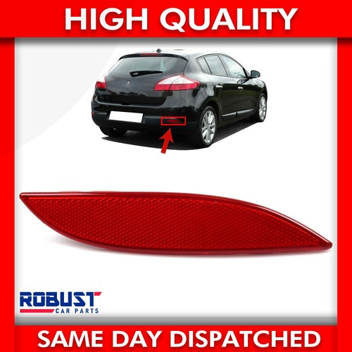Rear bumper reflector - rear,