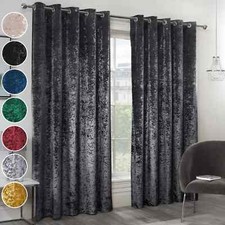 Luxury Crushed Velvet Curtains