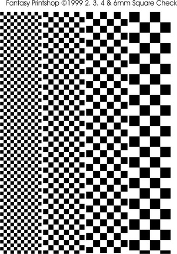 Checks decals water slide - water,
