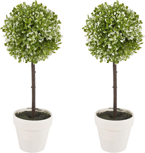 Artificial topiary ball box - topiary,
