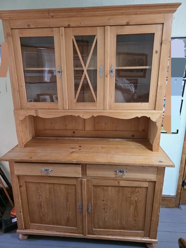 Antique german pine - pine, sideboard
