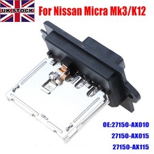 For Nissan Micra Mk3/K12 Blower Fan Motor Heater Resistor Rheostat 27150-AX115
