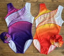 Rhythm Leotard Girls gymnastics Purple or Orange