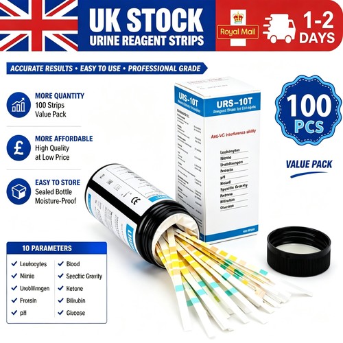 100 urine test strips - 100,