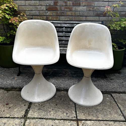 Set white pedestal - set, 2