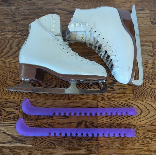 Graf 500 white ice skates - graf,